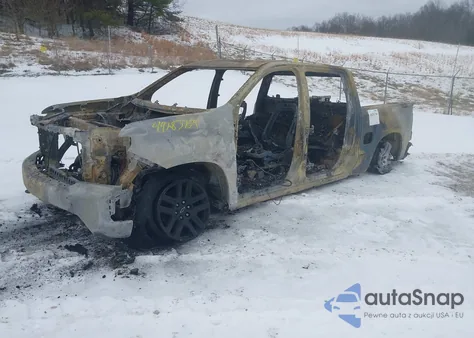 2021 Chevrolet Silverado 1500 4Wd Short Bed Custom Trail Boss z USA, uszkodzony, nr VIN 1GCPYCEF3MZ384122